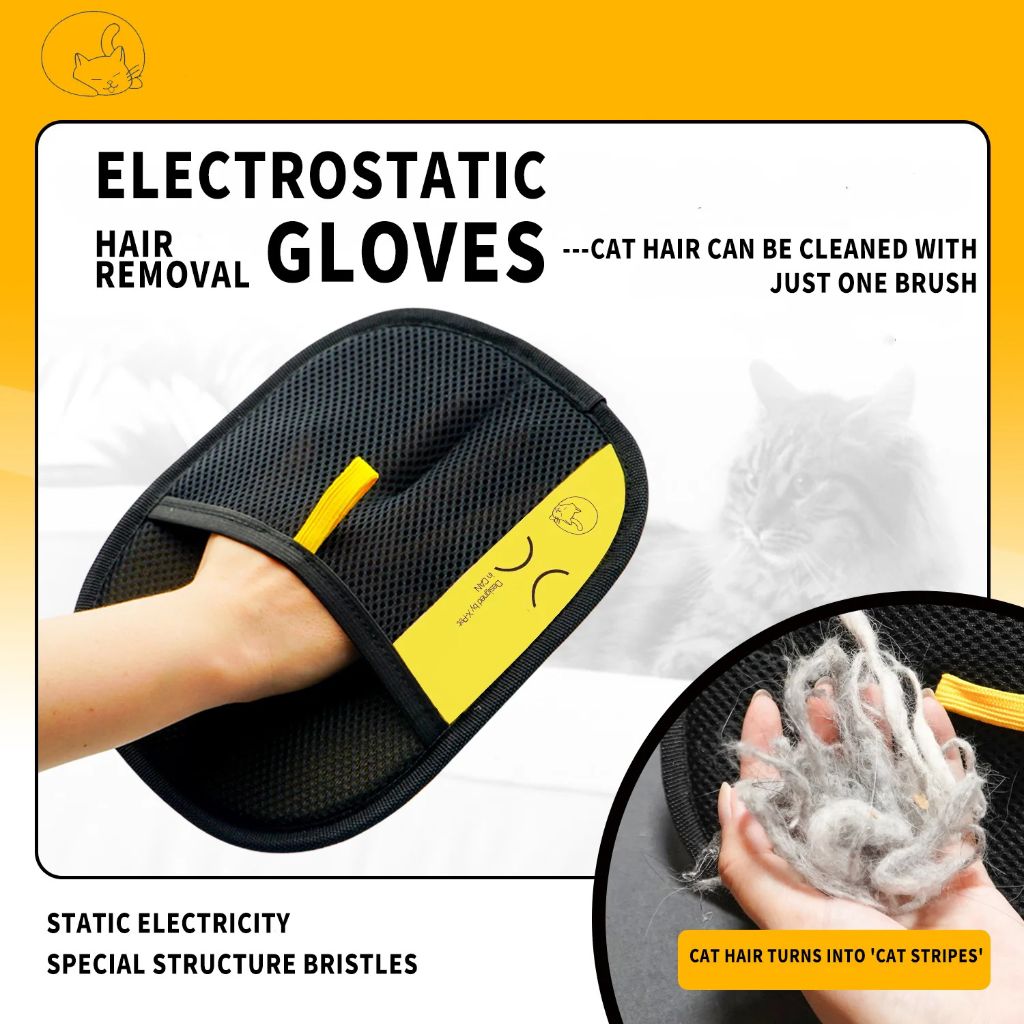 🐾 FurFree™ 3-Pack Cleaning Gloves