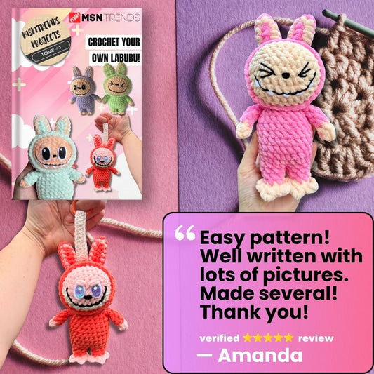 Labubu Crochet Pattern